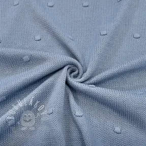 Svetrovina BIG KNIT DOT blue
