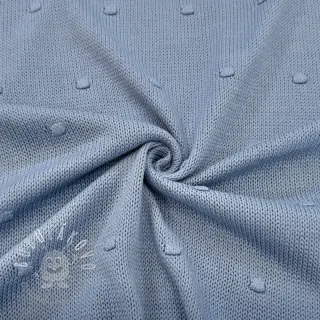 Svetrovina BIG KNIT DOT blue