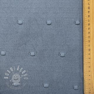 Svetrovina BIG KNIT DOT blue