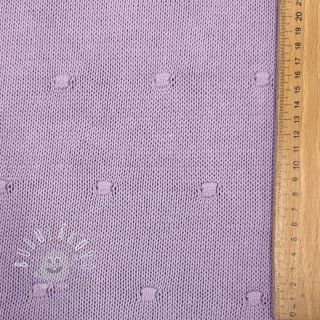 Svetrovina BIG KNIT DOT violet