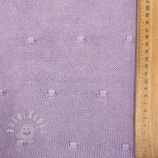 Svetrovina BIG KNIT DOT violet