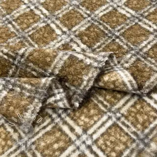 Kabátovina Bouclé Squares design A