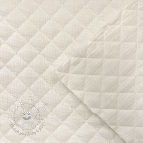 Dvojitá gázovina/mušelín QUILT ecru