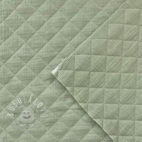 Dvojitá gázovina/mušelín QUILT nile