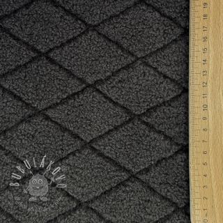 Kabátovina TEDDY Diamond dark grey