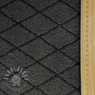 Kabátovina TEDDY Diamond dark grey