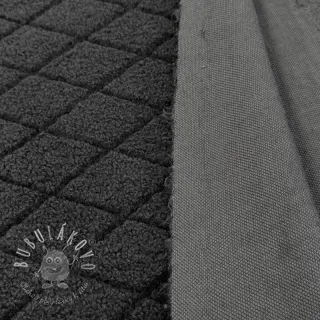 Kabátovina TEDDY Diamond dark grey