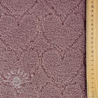 Kabátovina TEDDY Hearts in hearts mauve