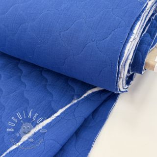Dvojitá gázovina/mušelín QUILT NOE cobalt
