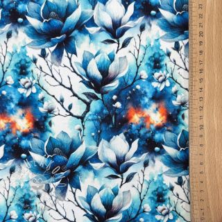 Teplákovina Flower galaxy design B digital print