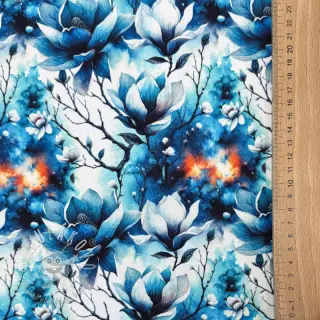 Teplákovina Flower galaxy design B digital print