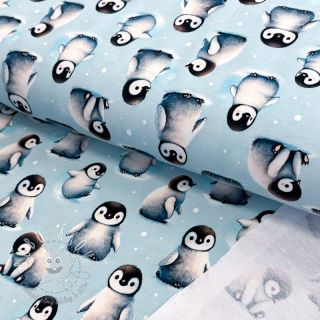 Teplákovina Snow time design B digital print