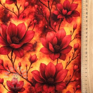 Teplákovina Flower galaxy design A digital print