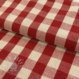 Dekoračná látka Celestin LUREX rouge