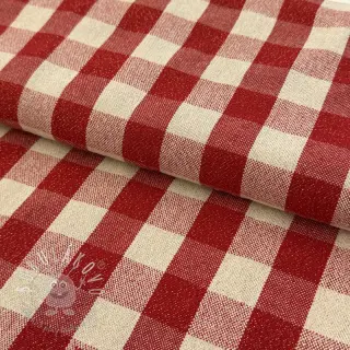Dekoračná látka Celestin LUREX rouge