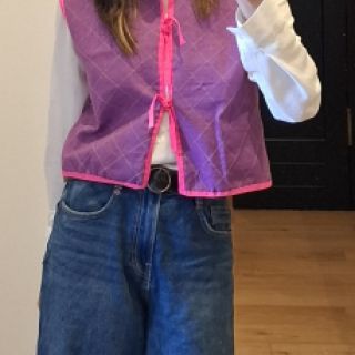 Ľan predpraný orchid purple