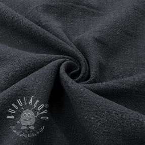 Ľan predpraný STONEWASHED anthracite