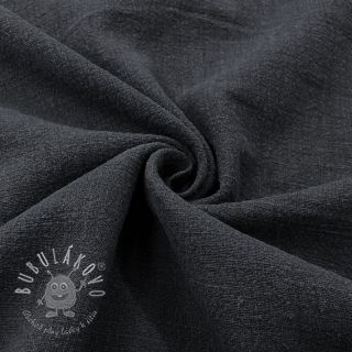 Ľan predpraný STONEWASHED anthracite