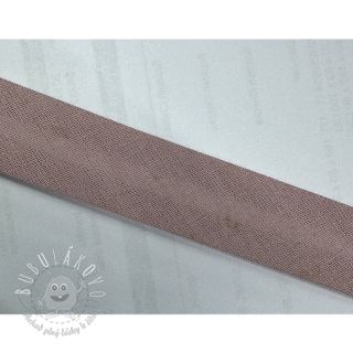 Lemovací prúžok bavlna washed pink II.trieda