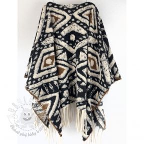 Poncho PRATO boiled wool design E