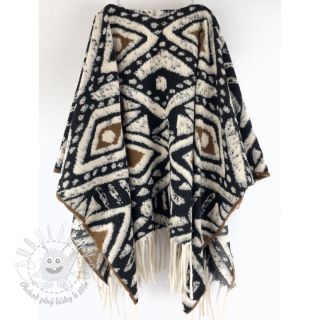 Poncho PRATO boiled wool design E