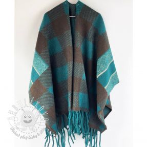 Poncho PRATO boiled wool design A