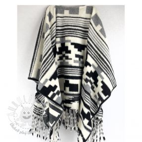 Poncho PRATO boiled wool design I