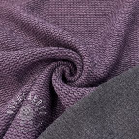 Kabátovina DOUBLE FACE WITH JERSEY violet