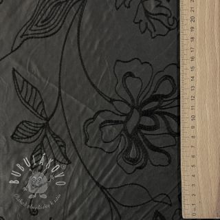 Umelá koža odevná Flowers design B