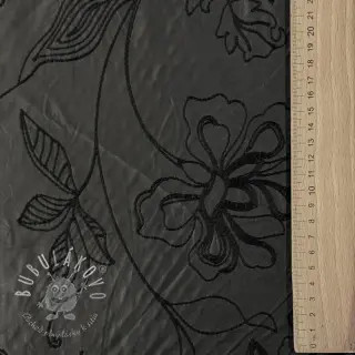 Umelá koža odevná Flowers design B