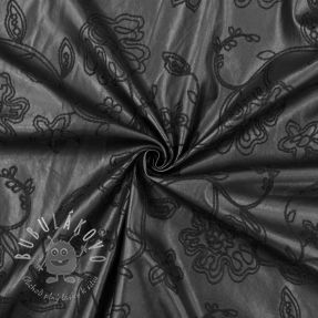 Umelá koža odevná Flowers design A