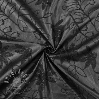 Umelá koža odevná Flowers design C