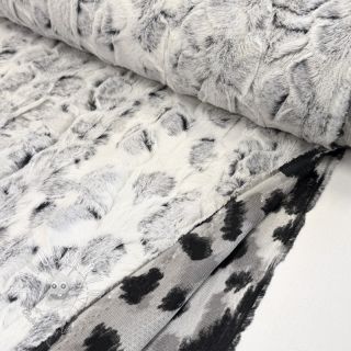 Umelá kožušina Animal skin black