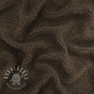 Kabátovina TEDDY dark brown