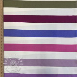 Dekoračná látka Stripes multicolour design A