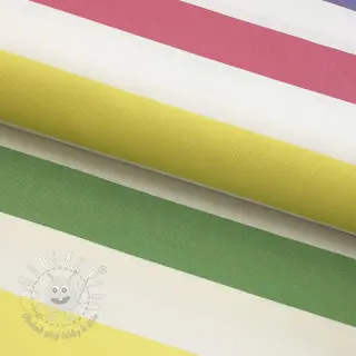 Dekoračná látka Stripes multicolour design C