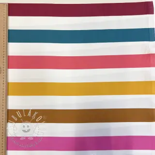 Dekoračná látka Stripes multicolour design B
