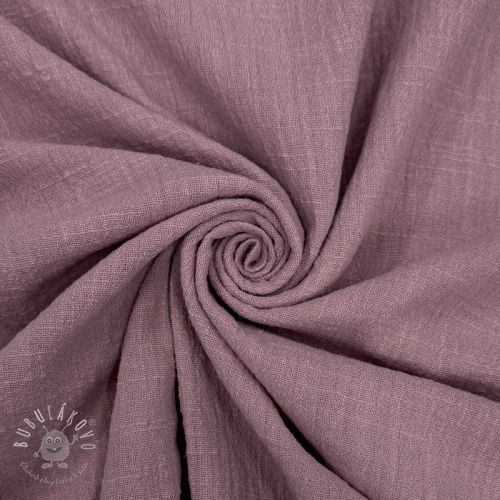 Bavlnená látka SLUB WASHED lavender