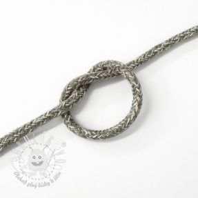 Bavlnená šnúra 5 mm MELANGE light grey