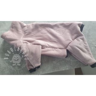 Kojenecký plyš TEDDY Hearts old pink