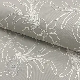 Bavlnená látka EMBROIDERY GABARDINE Luana grey