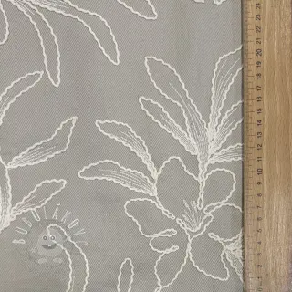 Bavlnená látka EMBROIDERY GABARDINE Luana grey