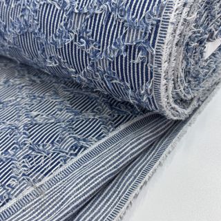 JEANS DENIM Ruffle stripes design B