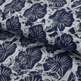 JEANS DENIM Ruffia Flowers design B