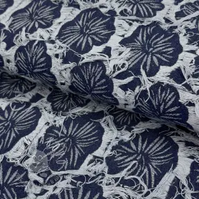 JEANS DENIM Ruffia Flowers design B