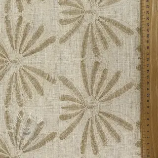 Viskóza s ľanom Desert flowers design A