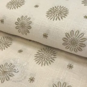 Bavlnená látka EMBROIDERY Sofia design A