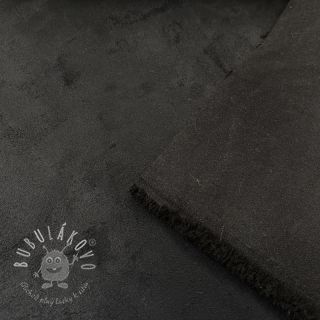 Umelá koža semiš DOUDOU noir