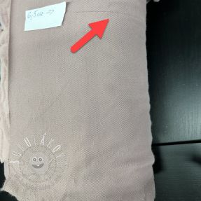 Fleece Paw prints powder pink II.trieda