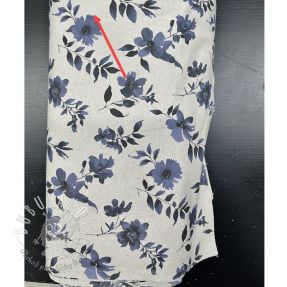 Dekoračná látka Linenlook Night flowers digital print II.trieda